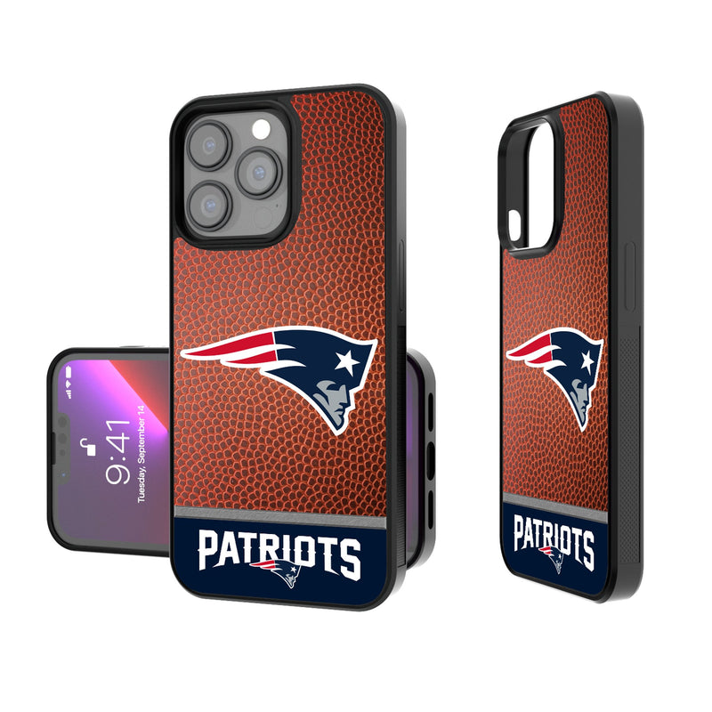 New England Patriots Football Wordmark iPhone Bump Phone Case