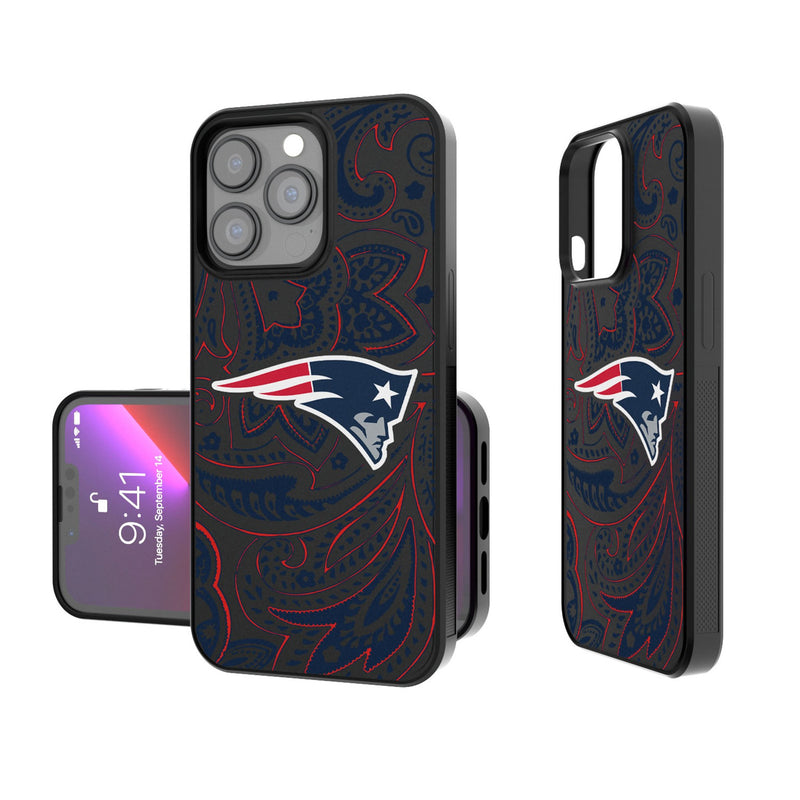 New England Patriots Paisley iPhone Bump Phone Case