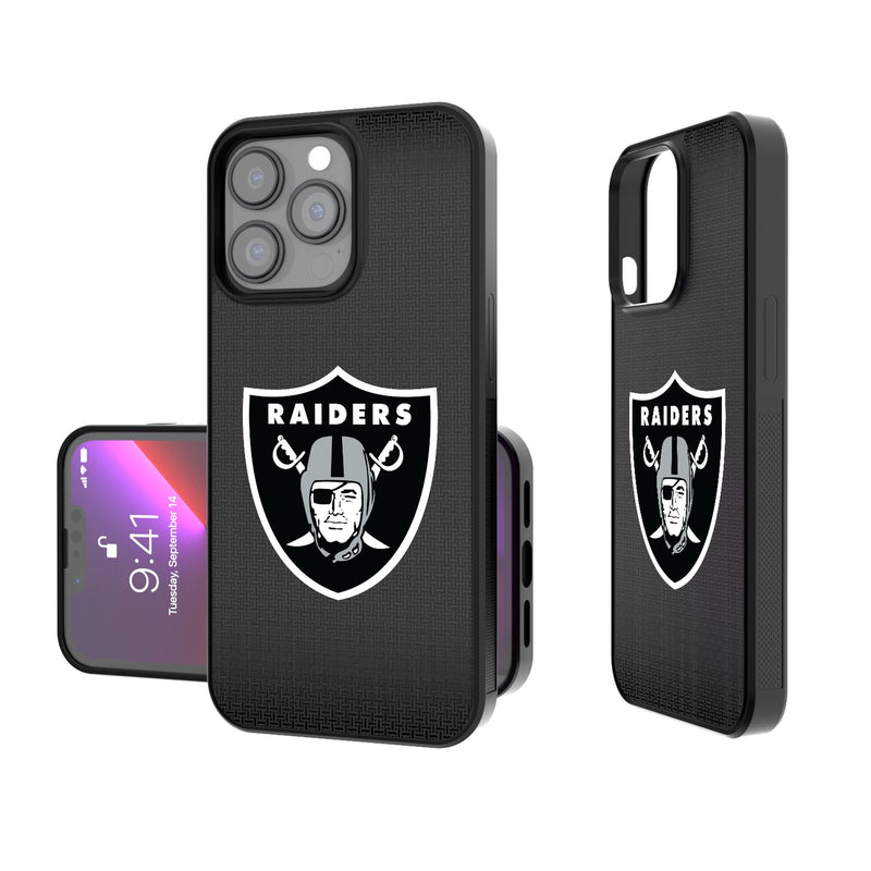 Las Vegas Raiders Linen iPhone Bump Phone Case