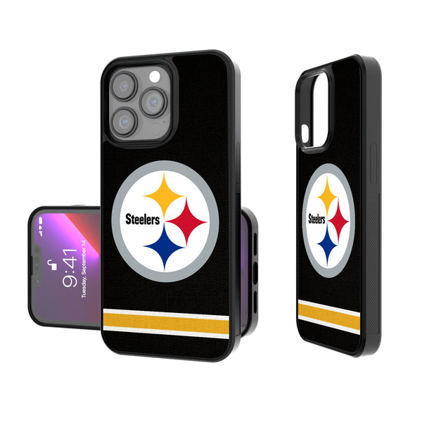 Pittsburgh Steelers Stripe iPhone Bump Phone Case