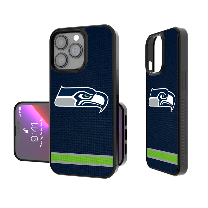 Seattle Seahawks Stripe iPhone Bump Phone Case