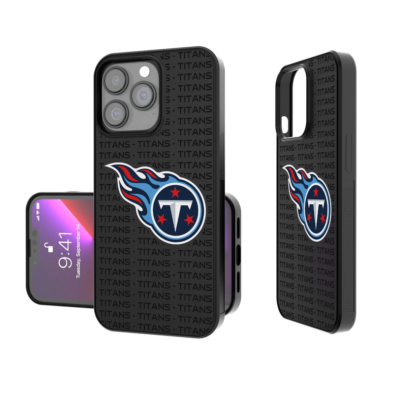 Tennessee Titans Text Backdrop iPhone Bump Phone Case