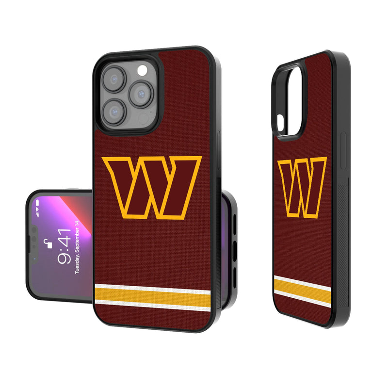 Washington Commanders Stripe iPhone Bump Phone Case