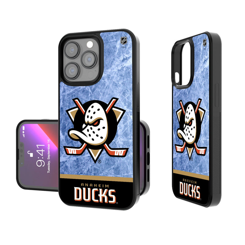 Anaheim Ducks Ice Wordmark iPhone Bump Phone Case