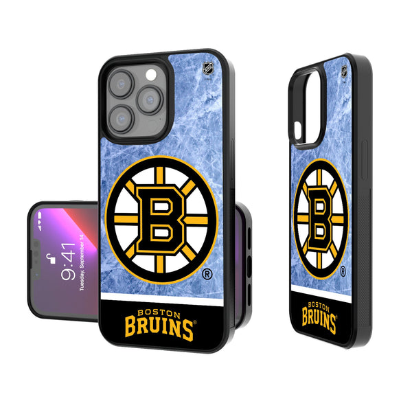 Boston Bruins Ice Wordmark iPhone Bump Phone Case