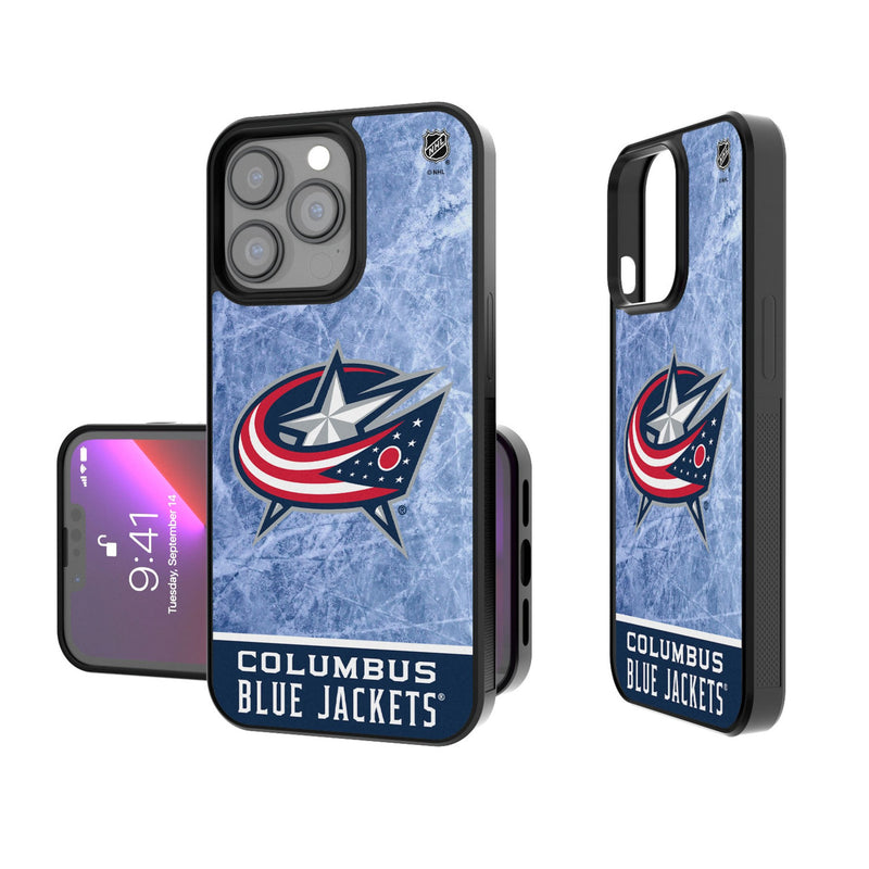 Columbus Blue Jackets Ice Wordmark iPhone Bump Phone Case