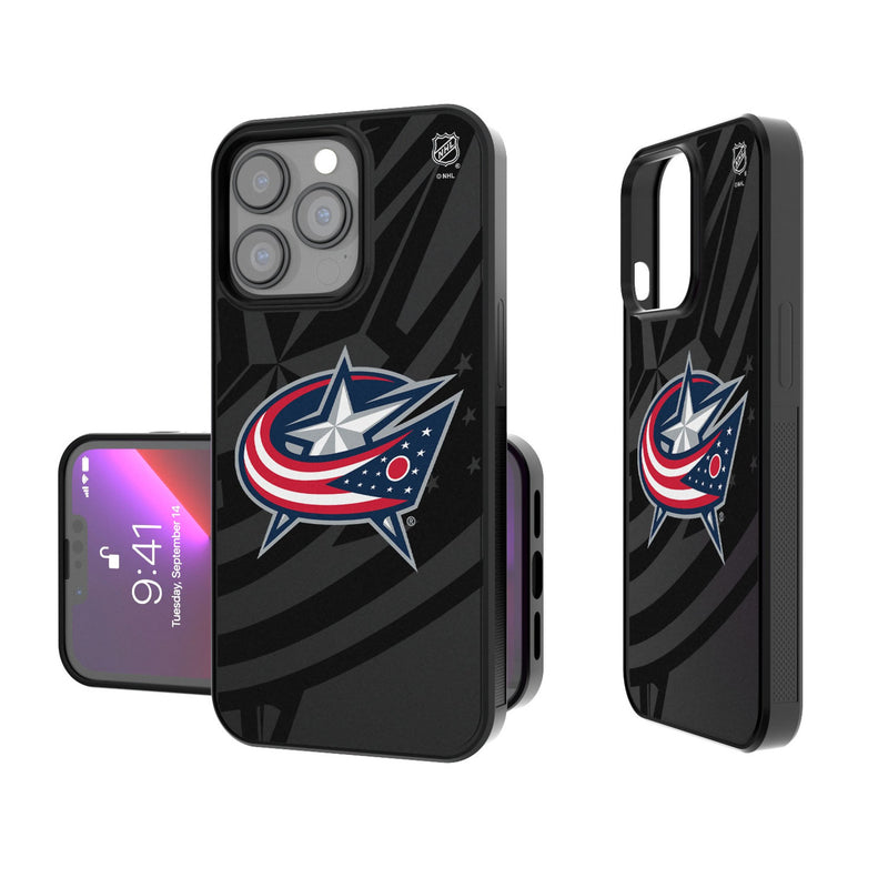 Columbus Blue Jackets Monocolor Tilt iPhone Bump Phone Case