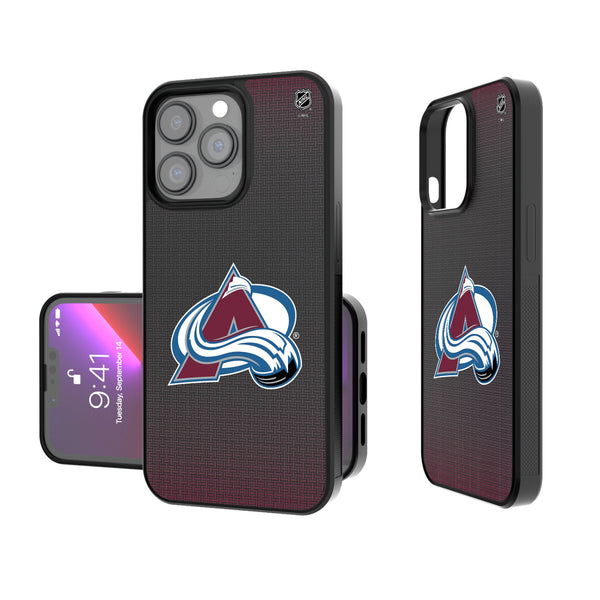 Colorado Avalanche Linen iPhone Bump Phone Case