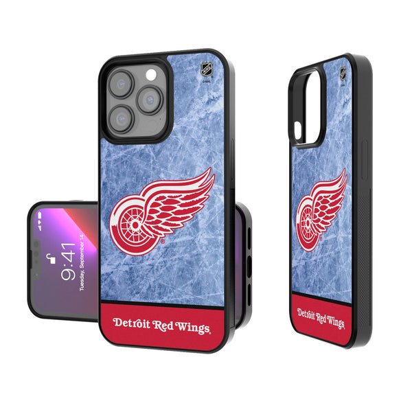 Detroit Red Wings Ice Wordmark iPhone Bump Phone Case