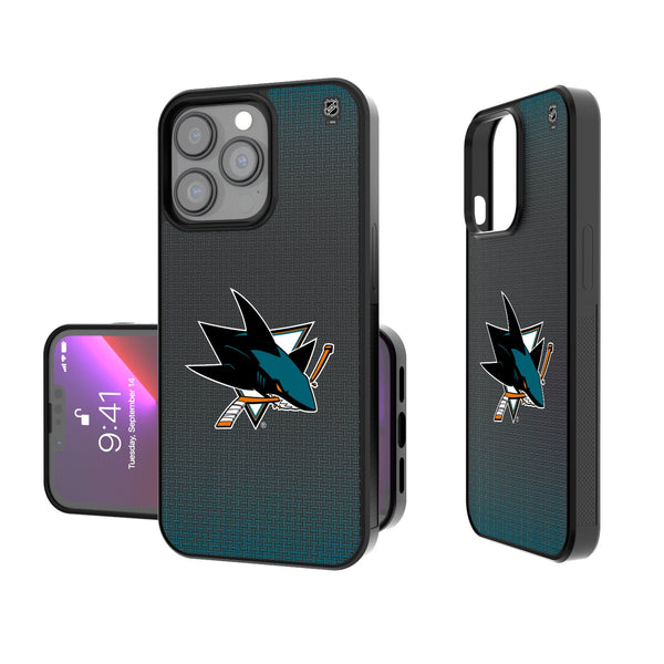 San Jose Sharks Linen iPhone Bump Phone Case