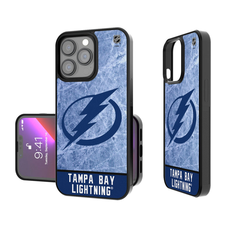 Tampa Bay Lightning Ice Wordmark iPhone Bump Phone Case