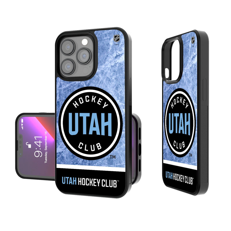 Utah Hockey Club Ice Wordmark iPhone Bump Phone Case