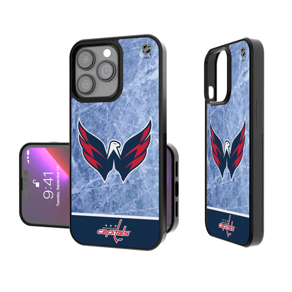 Washington Capitals Ice Wordmark iPhone Bump Phone Case