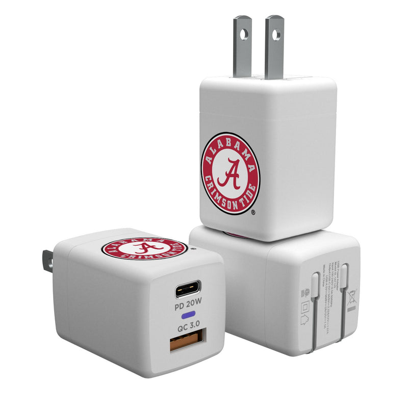 University of Alabama Crimson Tide Insignia USB A/C Charger