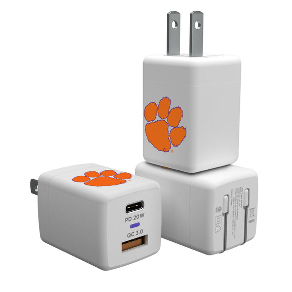 Clemson University Tigers Insignia USB A/C Charger