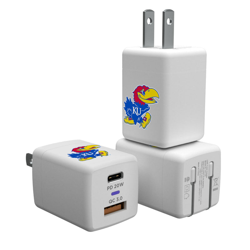 University of Kansas Jayhawks Insignia USB A/C Charger