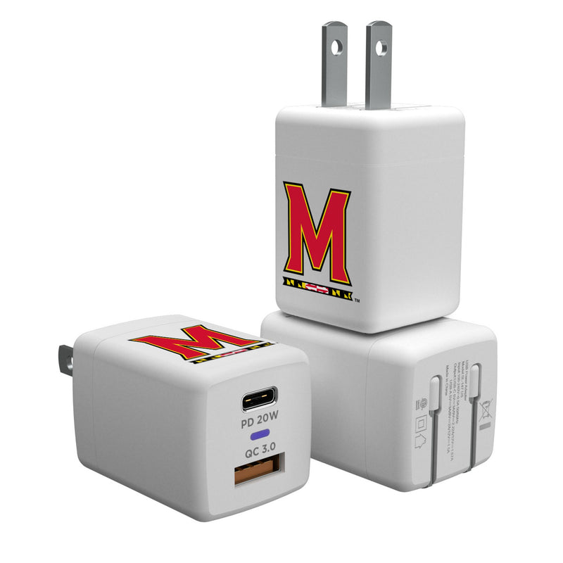 University of Maryland Terrapins Insignia USB A/C Charger