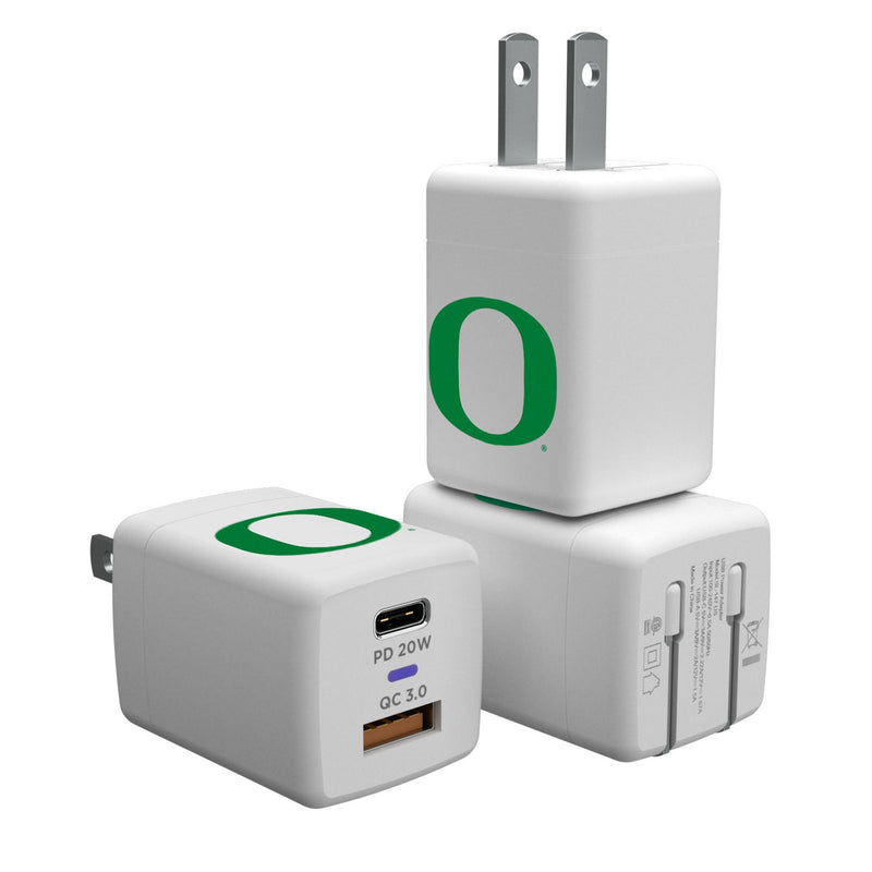 University of Oregon Ducks Insignia USB A/C Charger