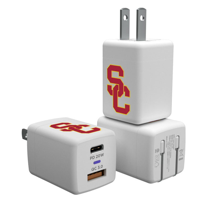 University of Southern California Trojans Insignia USB A/C Charger