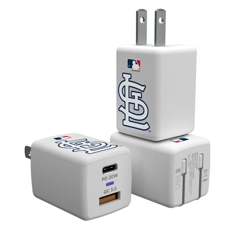 St Louis Cardinals Insignia USB A/C Charger