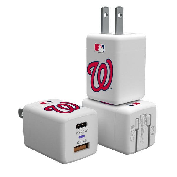 Washington Nationals Insignia USB A/C Charger