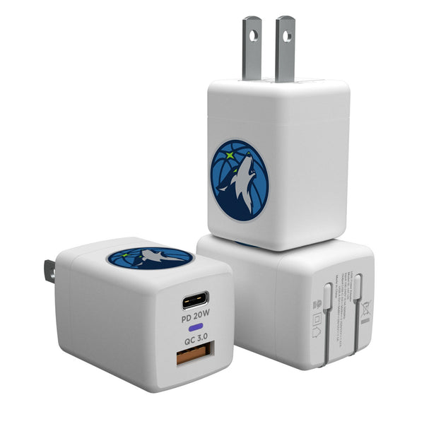 Minnesota Timberwolves Insignia USB A/C Charger