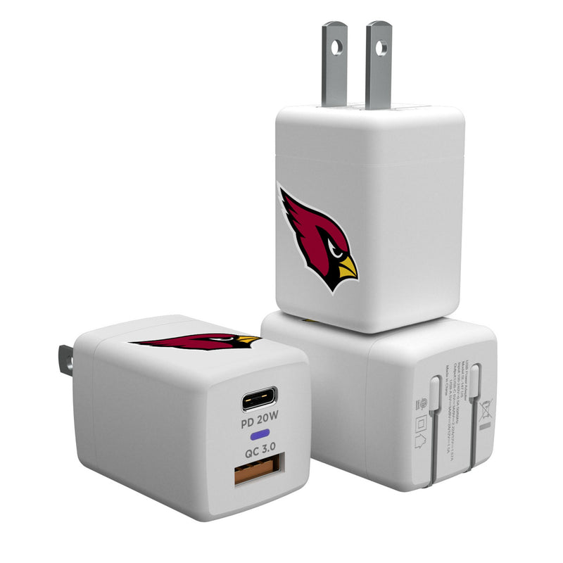 Arizona Cardinals Insignia USB A/C Charger