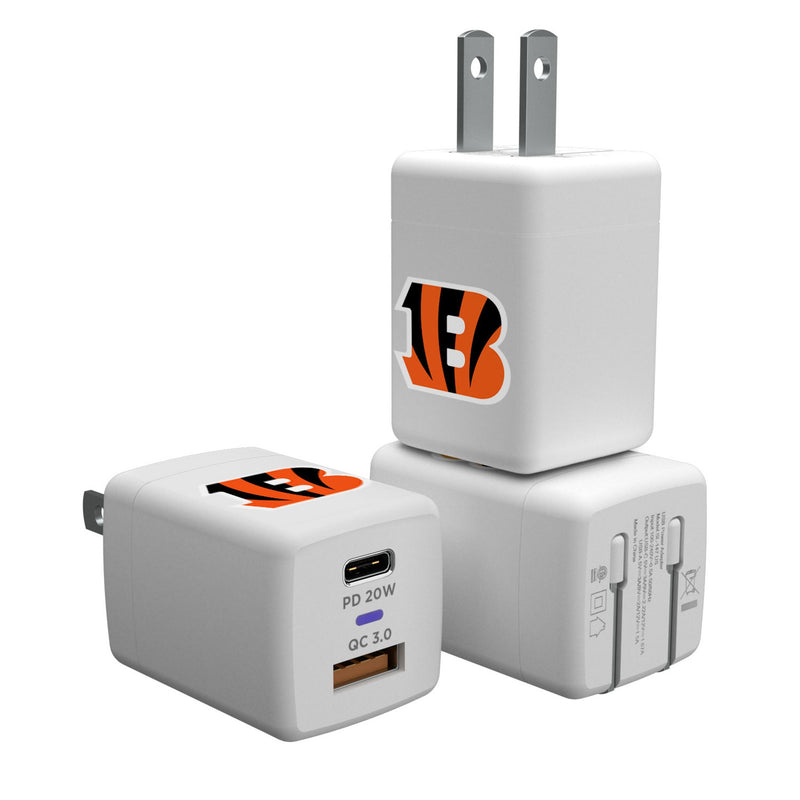 Cincinnati Bengals Insignia USB A/C Charger