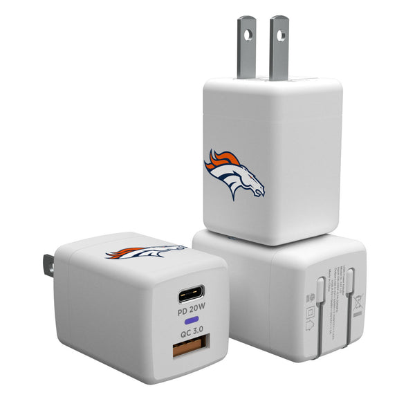 Denver Broncos Insignia USB A/C Charger