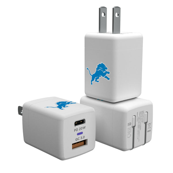 Detroit Lions Insignia USB A/C Charger