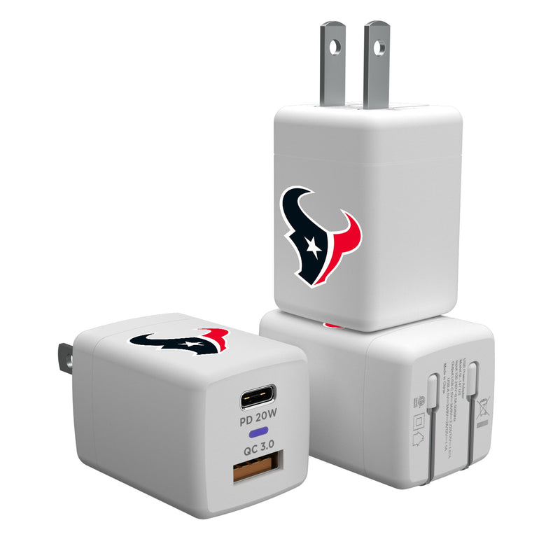 Houston Texans Insignia USB A/C Charger