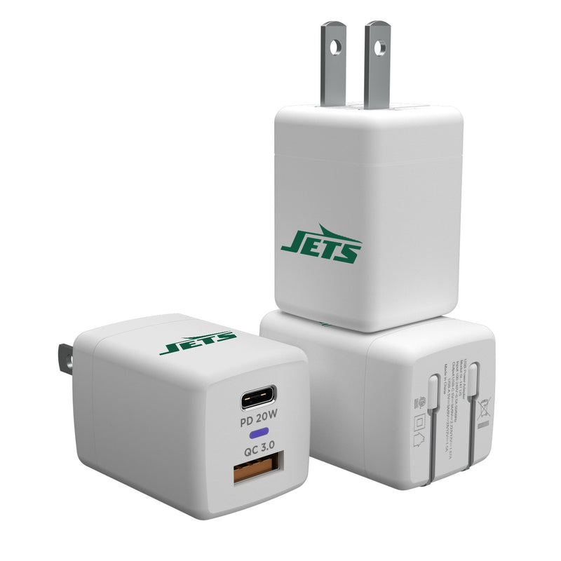 New York Jets Insignia USB A/C Charger