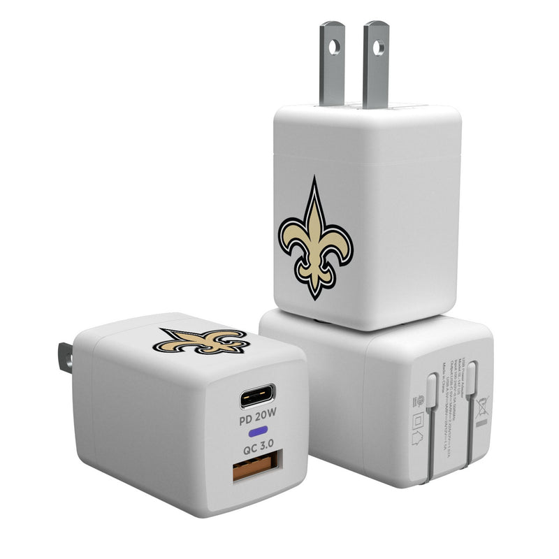 New Orleans Saints Insignia USB A/C Charger