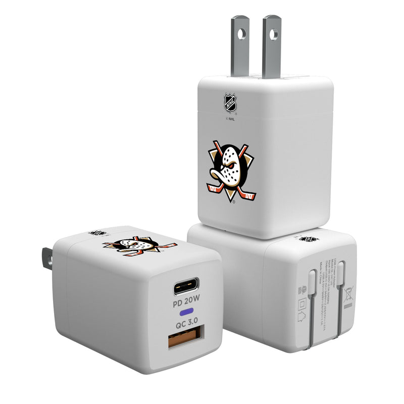 Anaheim Ducks Insignia USB A/C Charger