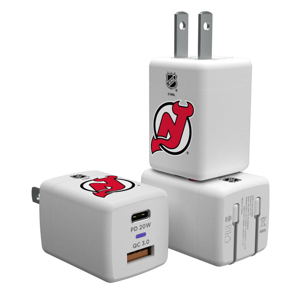 New Jersey Devils Insignia USB A/C Charger