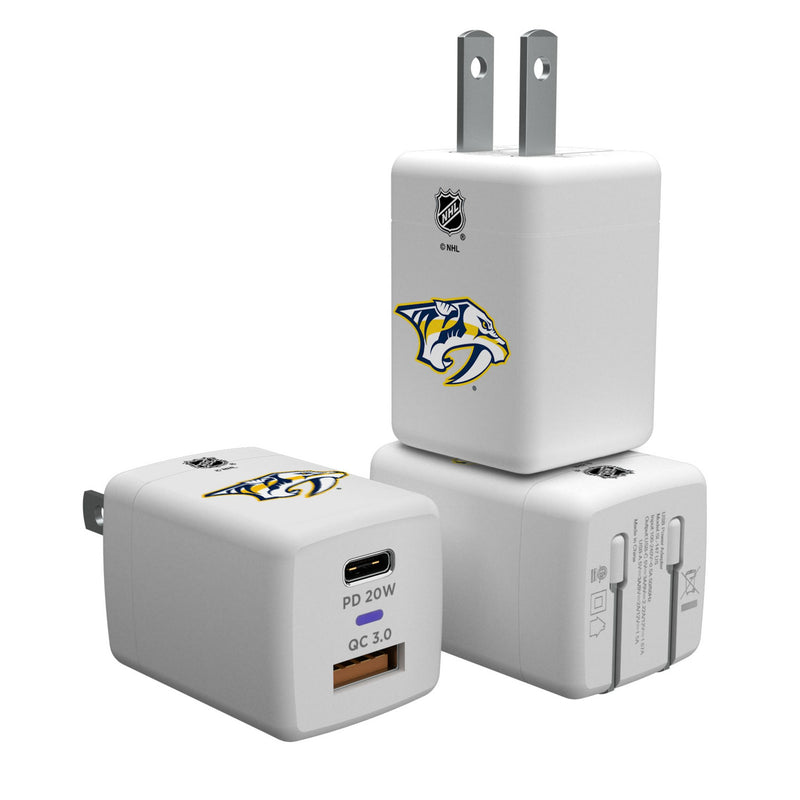 Nashville Predators Insignia USB A/C Charger