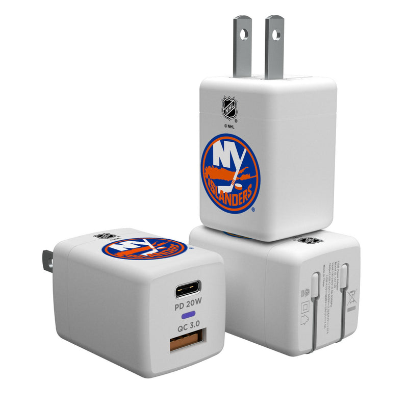 New York Islanders Insignia USB A/C Charger