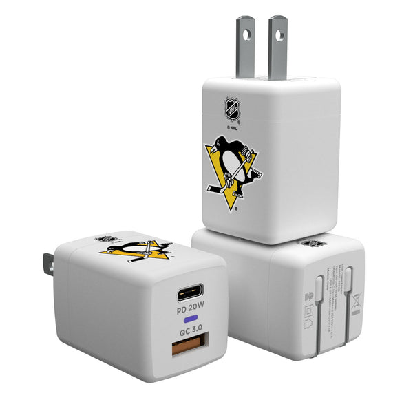 Pittsburgh Penguins Insignia USB A/C Charger