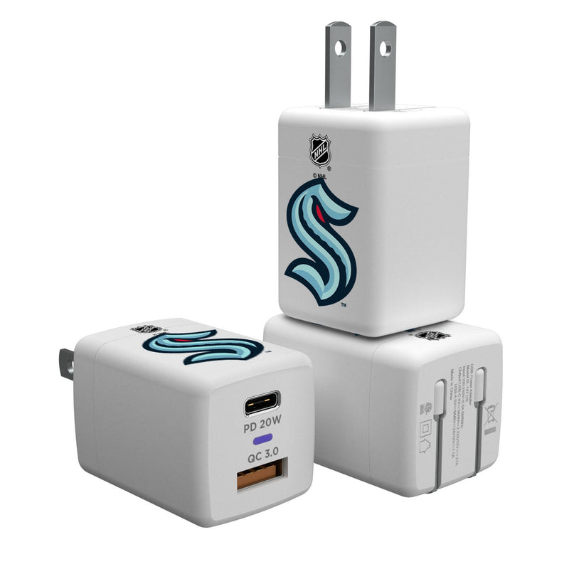 Seattle Kraken Insignia USB A/C Charger