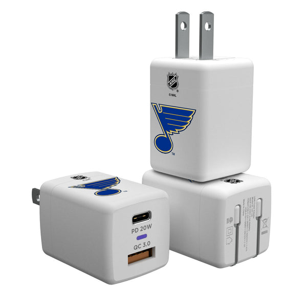 St. Louis Blues Insignia USB A/C Charger