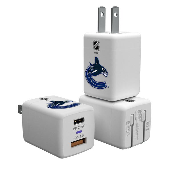 Vancouver Canucks Insignia USB A/C Charger