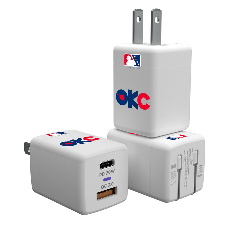 Oklahoma City Baseball Club Insignia USB A/C Charger