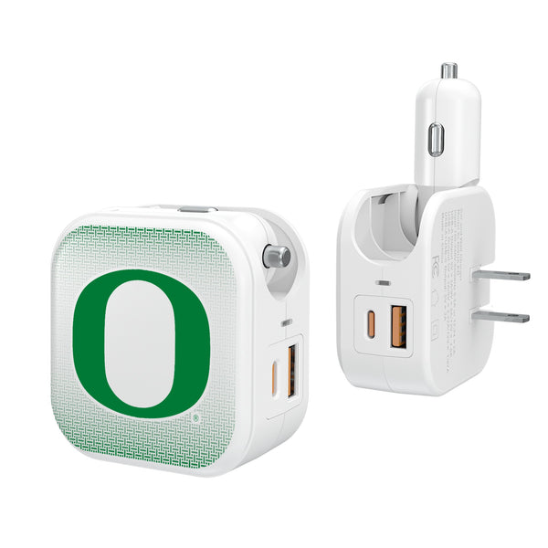 University of Oregon Ducks Linen 2 in 1 USB Charger