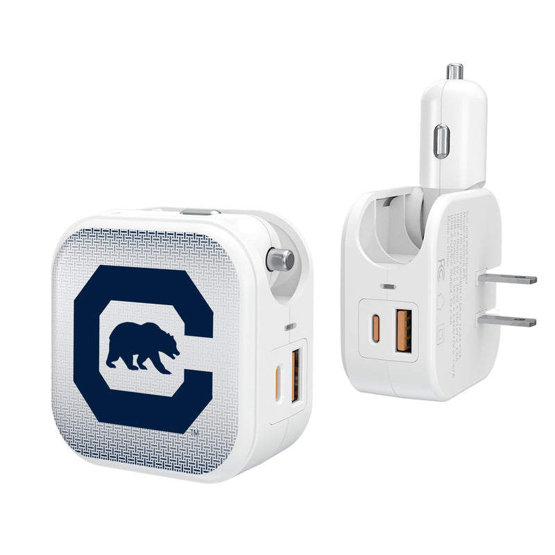 University of California Berkeley Golden Bears Linen 2 in 1 USB Charger