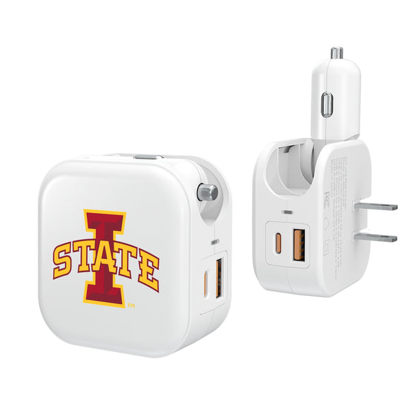 Iowa State University Cyclones Insignia 2 in 1 USB Charger