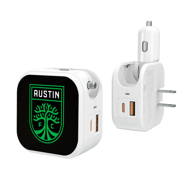 Austin FC  Solid 2 in 1 USB Charger