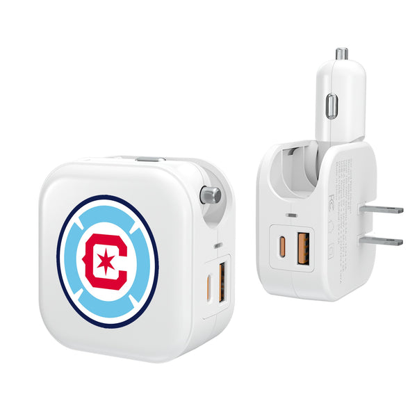 Chicago Fire  Insignia 2 in 1 USB Charger