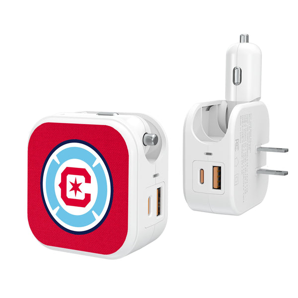 Chicago Fire  Solid 2 in 1 USB Charger