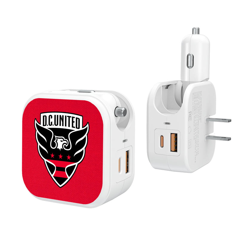 DC United  Solid 2 in 1 USB Charger