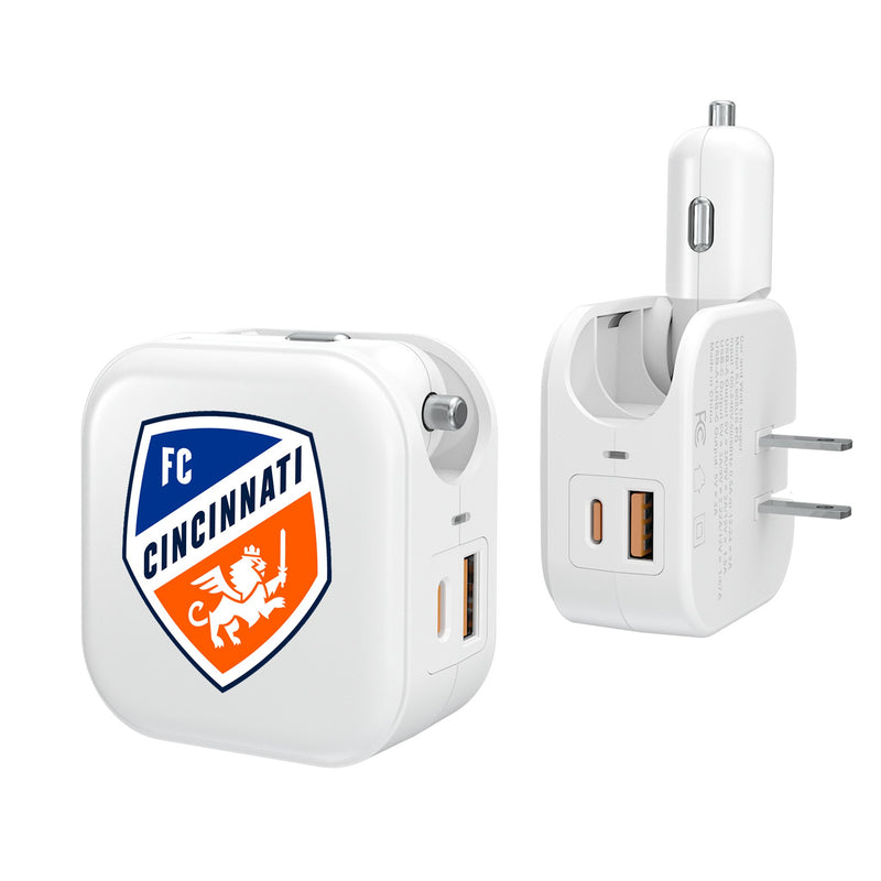 FC Cincinnati  Insignia 2 in 1 USB Charger